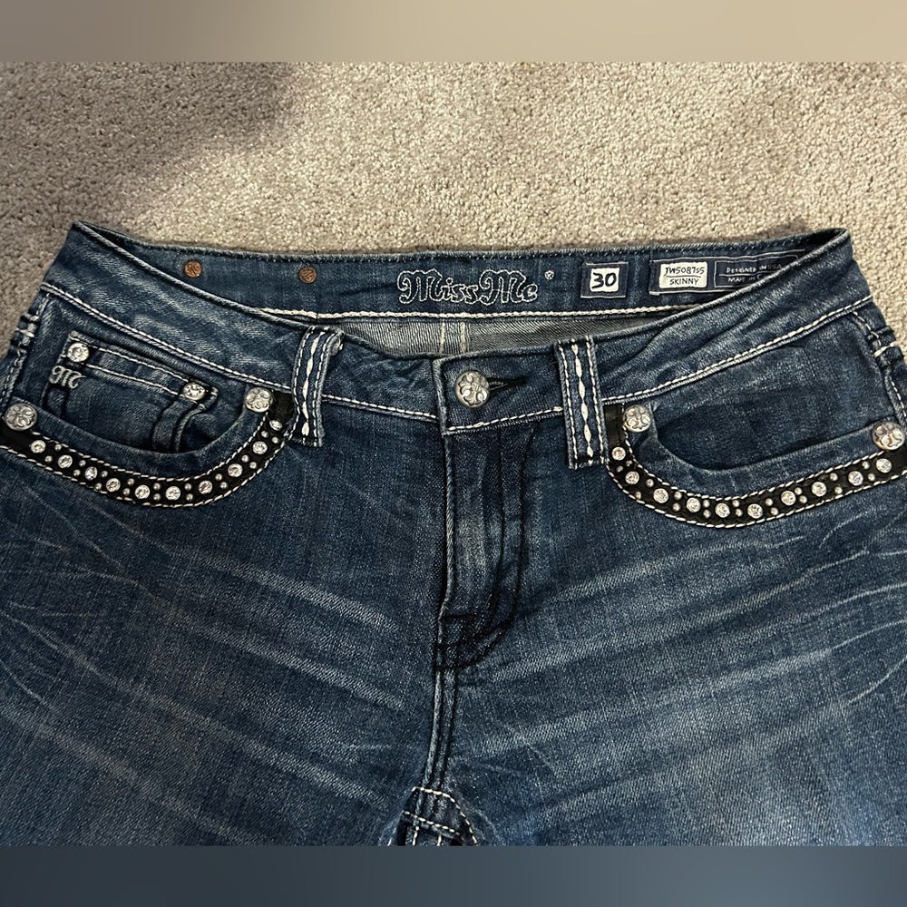 Miss Me low rise skinny jeans